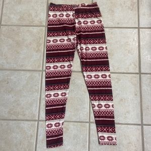 Size small/medium holiday leggings